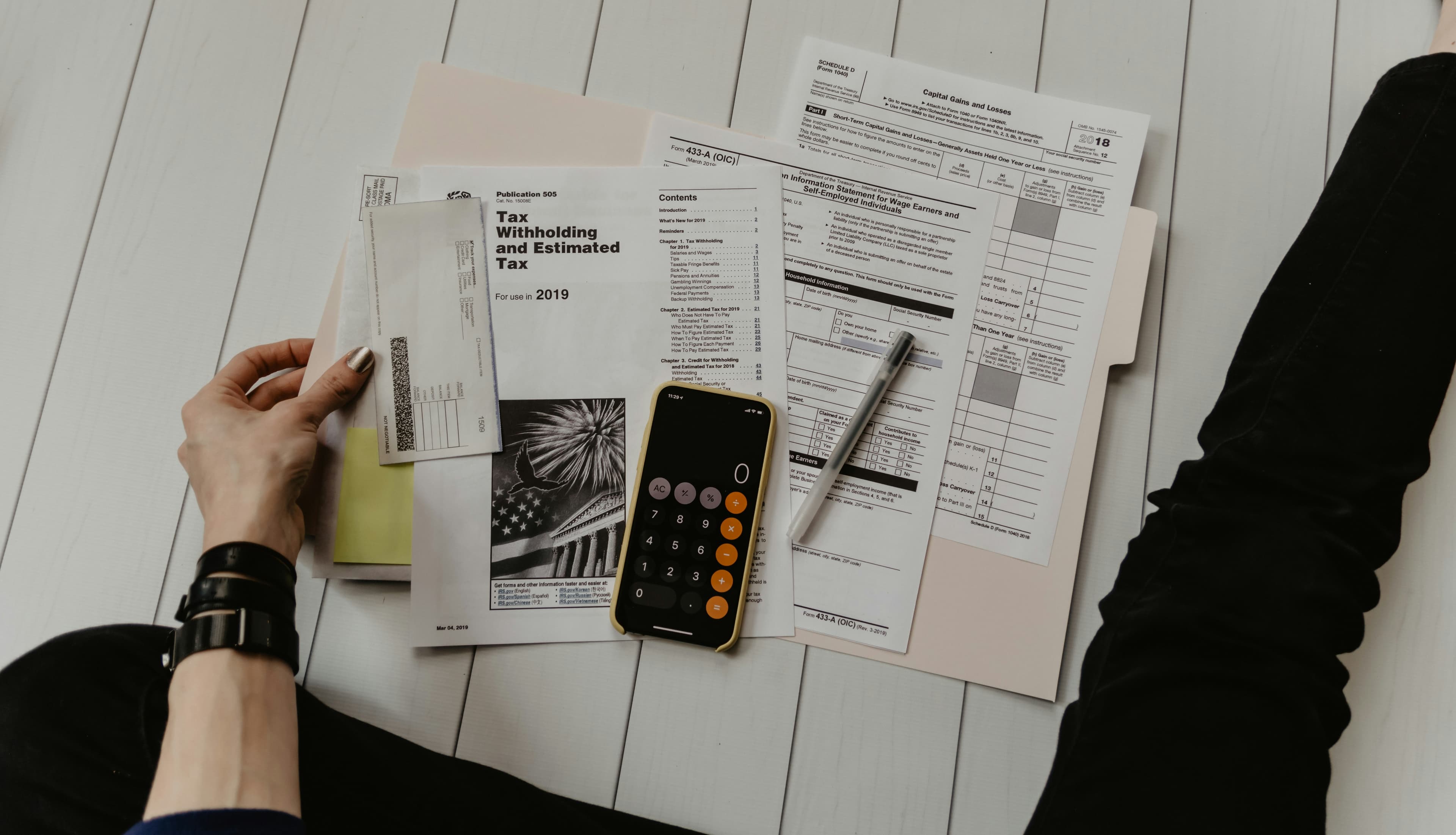 Financial calculator and professional charts